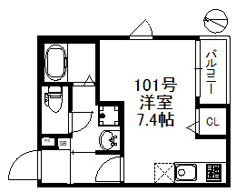 【間取り】 | Nexus賀茂 734