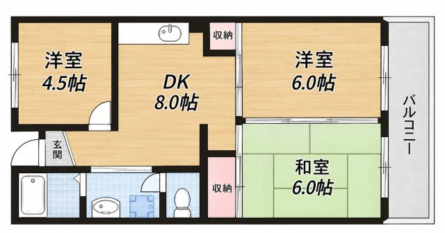 グリーンハイツ星見の間取り