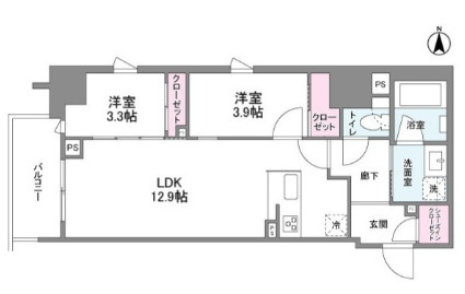 【間取り】 | シーズンフラッツ心斎橋EAST