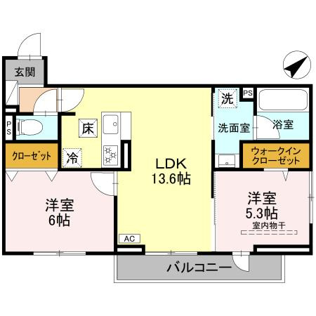 Lucentia Clair Wakabaの間取り