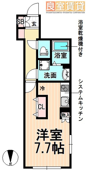 【間取り】 | ルミナスパレス千代田