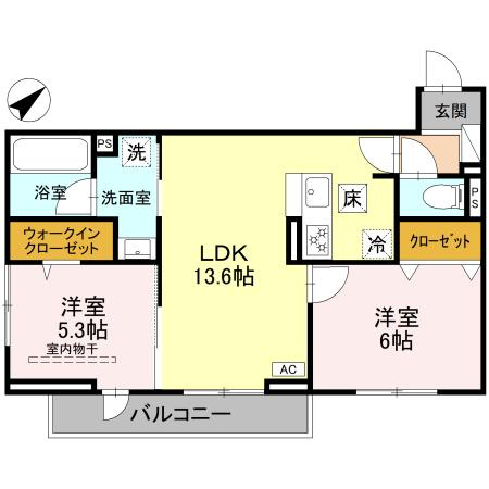 Lucentia Clair Wakabaの間取り