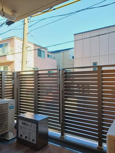 クラルテ目白のバルコニー