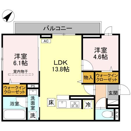 Lucentia Clair Wakabaの間取り