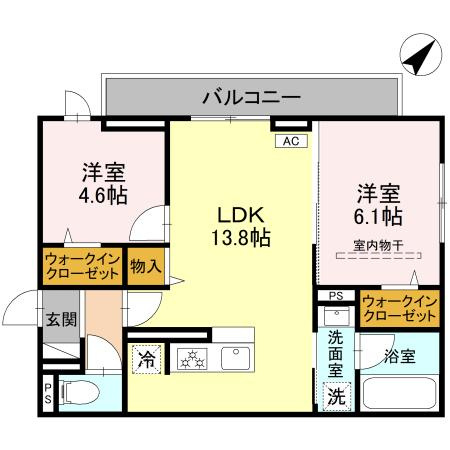 Lucentia Clair Wakabaの間取り