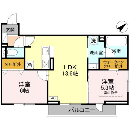 Lucentia Clair Wakabaの間取り