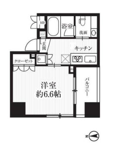 ＨＦ千駄木レジデンスの間取り