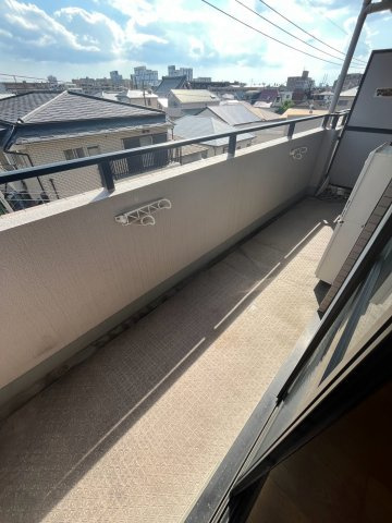 エクセレンス芦屋のバルコニー