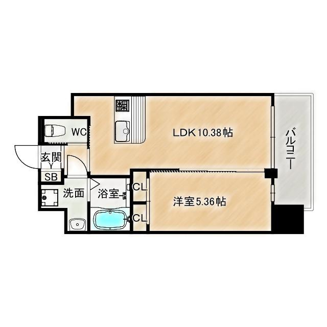 プレジオ城東の間取り