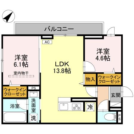 Lucentia Clair Wakabaの間取り