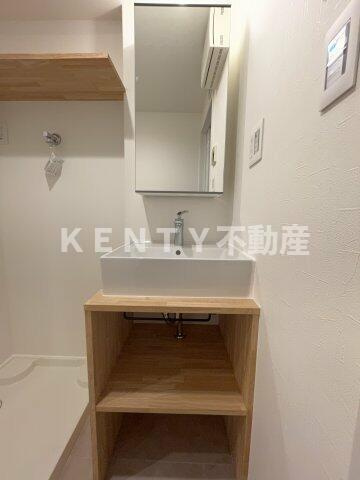 【洗面所】 | アピチェ池上 | 広い洗面スペース