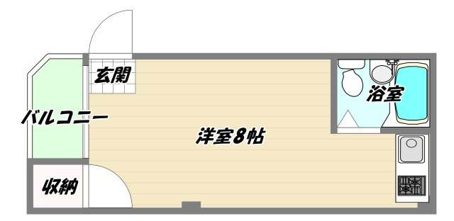 大阪市東淀川区西淡路２丁目の賃貸マンションの間取り