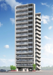 シーズンフラッツ心斎橋EASTの外観|シーズンフラッツ心斎橋EAST　外観