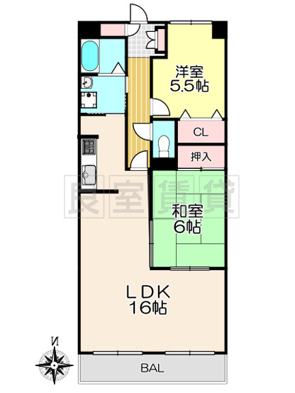 【間取り】 | ハイネスバーグ御器所