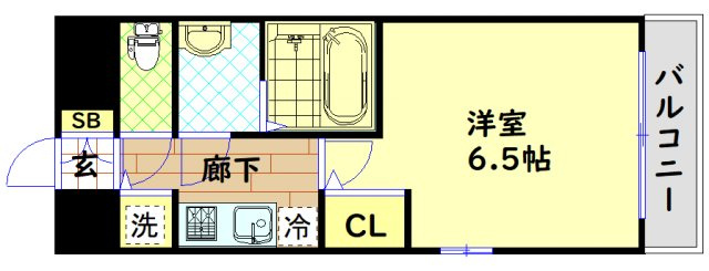 【間取り】 | エスリード難波セントラル