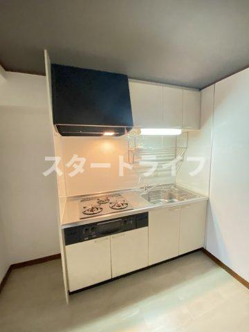 大阪市東淀川区東中島２丁目の賃貸マンションのキッチン