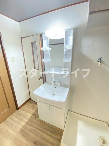 大阪市東淀川区東中島２丁目の賃貸マンションの洗面所