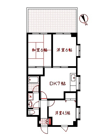 【間取り】 | エクセランド旭町