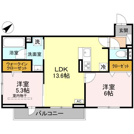 Lucentia Clair Wakabaの間取り