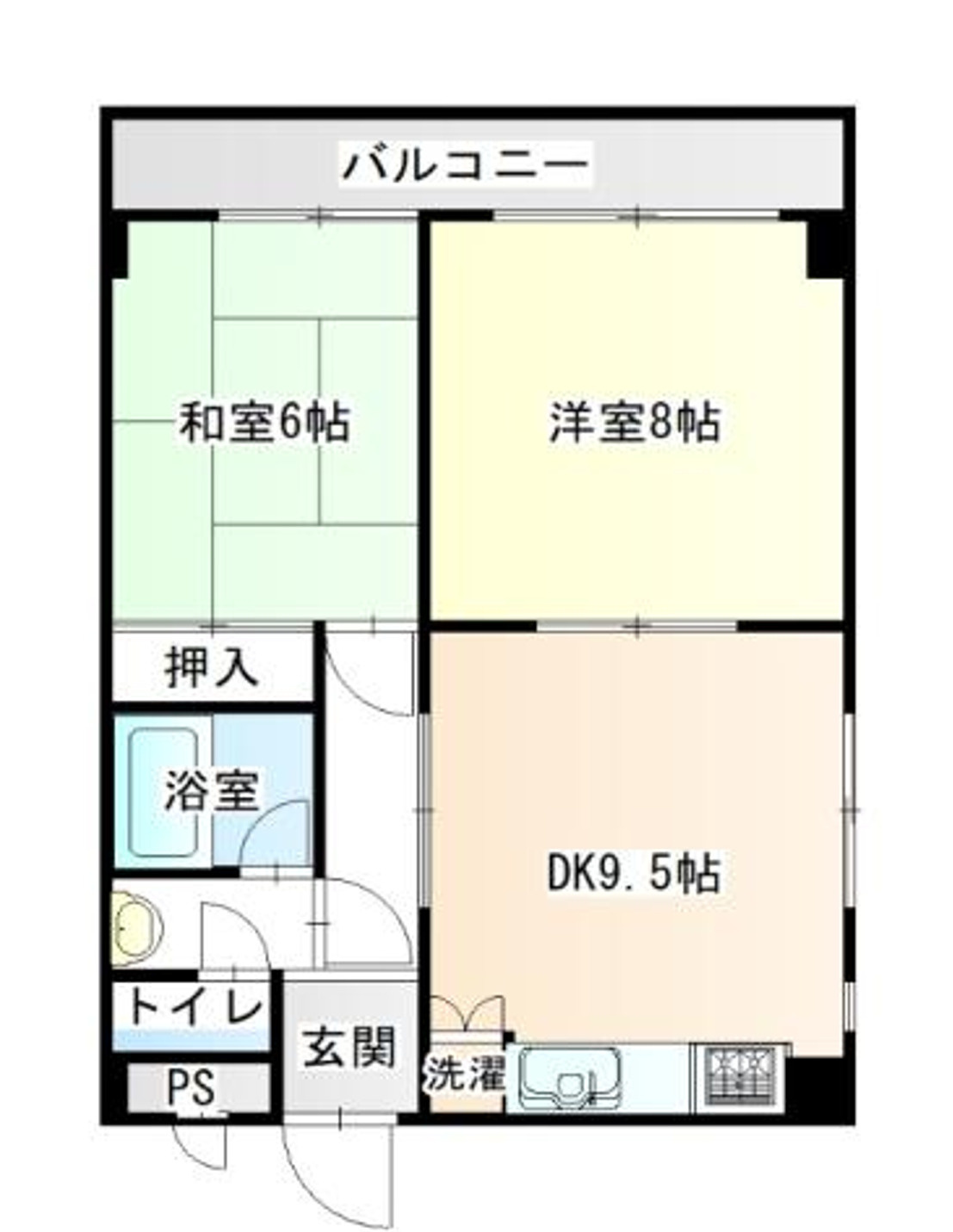 サンシュロス『伏見区1棟マンンション』の間取り