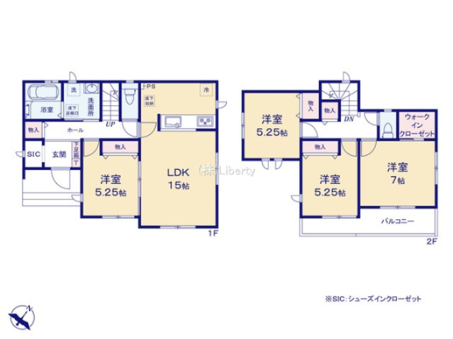ひたちなか市田中後　新築戸建　A号棟の間取り|ご予約をいただければ、『平日の空いた時間』『周辺物件まとめて見たい』『1件だけ見たい』ももちろん可能です♪
お気軽にお問合せください♪