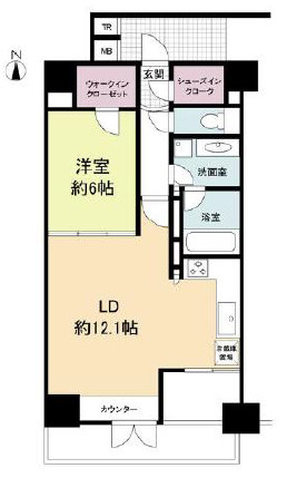 【間取り】 | プライムアーバン堺筋本町