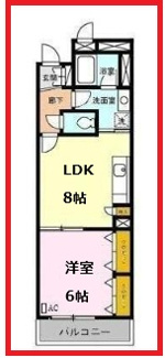 【間取り】 | ラフィーネデュオ