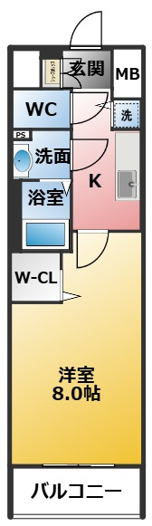 CREST TAPP名古屋山王の間取り