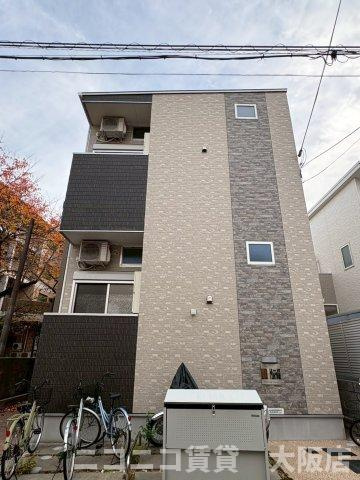 東大阪市横枕のアパートの外観