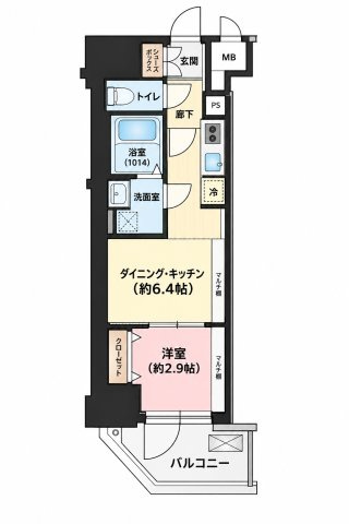 CREST TAPP名古屋山王の間取り