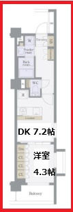 【間取り】 | パレステージ西ケ原