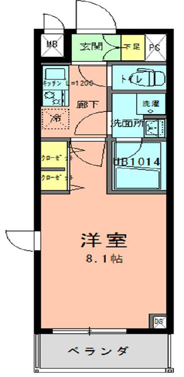 ラフィネジュ大森の間取り
