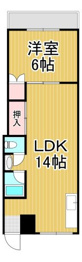 阪山ハイツA棟の間取り