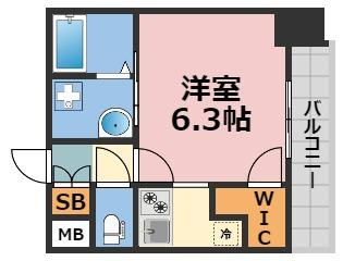 エスリード阿波座レジデンスの間取り