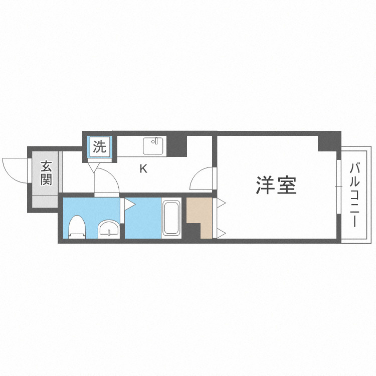 アリビオ都島の間取り
