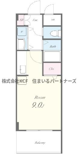 イーズガーデン中央の間取り