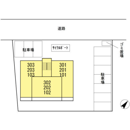 【区画図】 | ロイヤルコート空港南