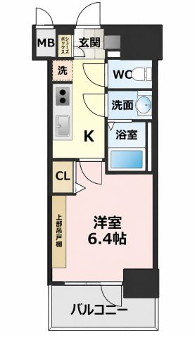 プレリス太閤通セルシアの間取り