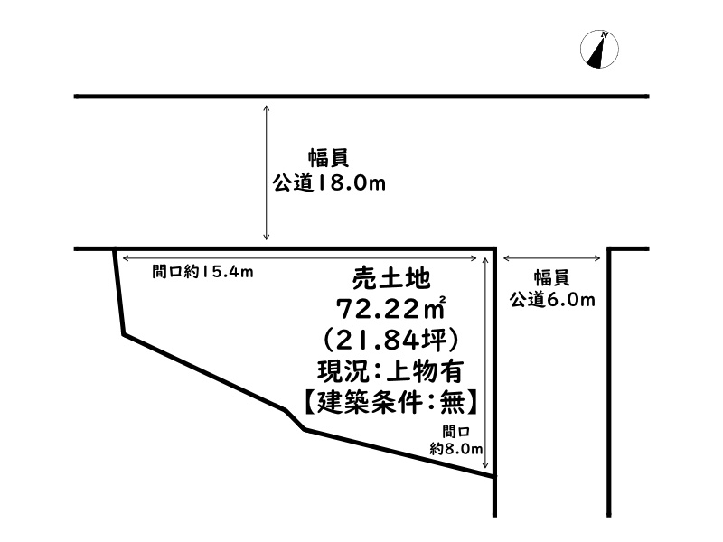 姫路市網干区興浜/売土地の土地図