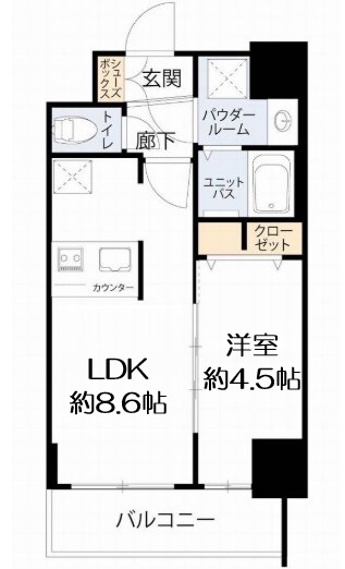 【間取り】 | プレサンス四天王寺前夕陽ヶ丘ヴィリード