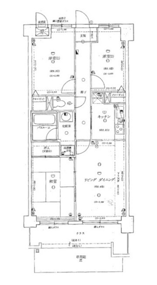 【間取り】 | ライオンズマンション蘇我青葉の森公園５番館
