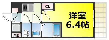 【間取り】 | レジュールアッシュ難波MINAMI