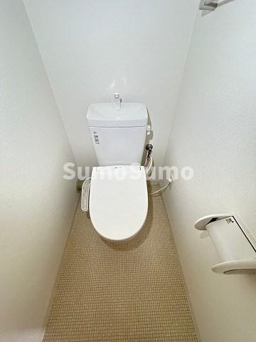 大阪市西淀川区野里２丁目の賃貸マンションのトイレ|コンパクトで使いやすいトイレです