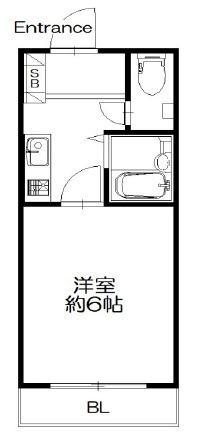 マンションタワーサイドの間取り