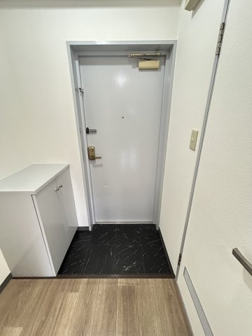 マンションタワーサイドの玄関