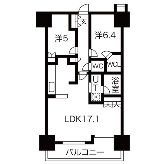 【間取り】 | ライオンズマンション若江岩田ステーションプラザ