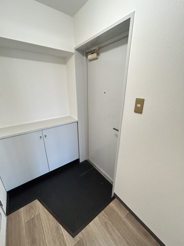 マンションタワーサイドの玄関