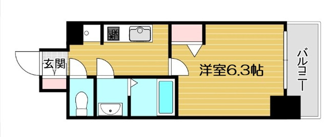 【間取り】 | プレサンス四天王寺前夕陽ヶ丘ヴィリード