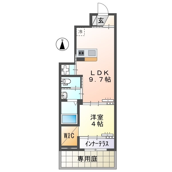 メゾンさくらの間取り|使い勝手の良い間取りです♪