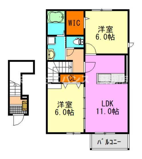 【間取り】 | アバンサールⅢ